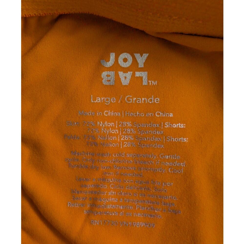 JoyLab Game Day Drop Waist Burnt Orange Skort - Picture 5 of 16